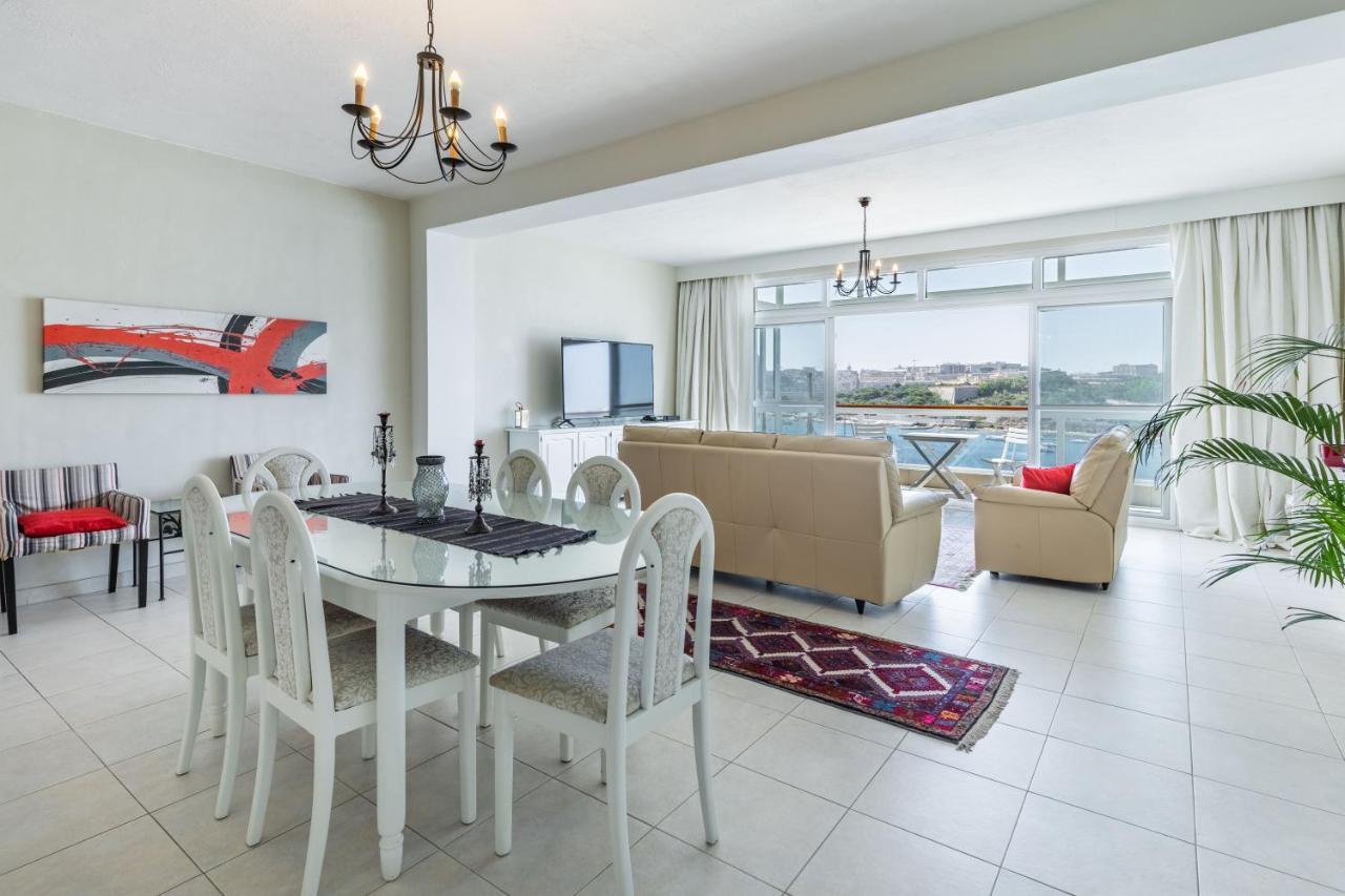 Stunning - Seafront 3-Bedroom 6Th Floor Sliema Luaran gambar